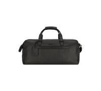 Burkely Minimal Mason Borsa da viaggio Weekender Vera Pelle 57 cm nero