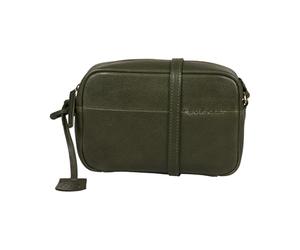 Burkely Natural Norah Camera Bag, Crossbody Donna, Verde, Talla única