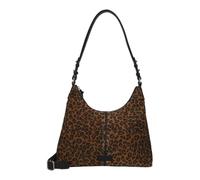 Burkely Pelle borsa a tracolla Animo Hobo Bag Leopard marrone