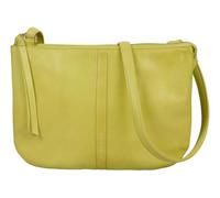 Burkely Pelle borsa a tracolla Nalan Double Pocket Zip Lime giallo chiaro