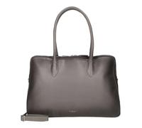 Burkely Pelle borsa da ufficio laptop bag Ledger Workbag 15,6" Grey grigio