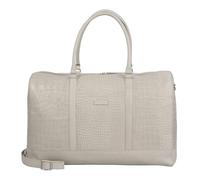 BURKELY Pelle borsa da viaggio Cool Colbie Weekender Grey grigio