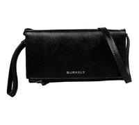 Burkely Pelle borsa per cellulare Creased Crystal Phone Bag Black nero