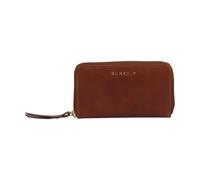 Burkely Pelle portafoglio Fine Florence Zip Around Wallet Chestnut marrone