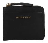 Burkely Pelle portafoglio Fine Florence Zip Wallet Black nero