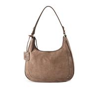 Burkely Sierra Borsa a spalla Vera Pelle 42 cm grigio