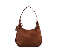 Burkely Sierra Borsa a spalla Vera Pelle 42 cm marrone