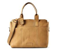 Burkely Soft Skylar Borsa shopper Vera Pelle 40 cm Vano porta PC marrone