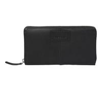 Burkely Soft Skylar Large Zip Around Wallet, Donna, Nero, Talla única