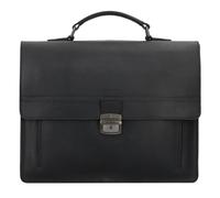 Burkely Cartella Scott vintage in pelle 38 cm black (637822-10)