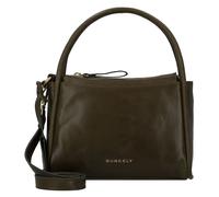 Burkely Vintage Veda Borsa a spalla Vera Pelle 20 cm oliva