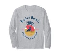 Burkes Beach Carolina del Sud Maglia a Manica