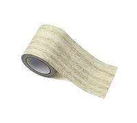 burkfeeg Nastro Adesivo ad Effetto Legno Nastro per la Riparazione del Pavimento Legno di Riparazione Adhensive Duct Tape per Mobili con Venature del Legno-Grigio Chiaro(8cm*4.40m)
