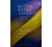 Burkhard Hess EU Civil Justice (Copertina rigida)
