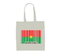 Burkina Faso Bandiera - Borsa Tote IN Tela - Ouagadougou Paese Africa Viaggio