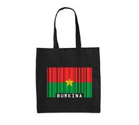 Burkina Faso Bandiera - Borsa Tote IN Tela - Ouagadougou Paese Africa Viaggio
