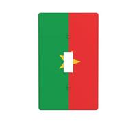 Burkina Faso Bandiera Interruttore Luce Copertura Decorativa Singola Toggle 1 Gang Piastra da Parete per Cucina Agriturismo Camera da Letto Bagno Arte Decor