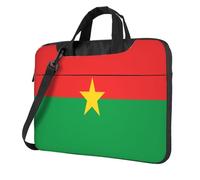Burkina Faso Bandiera Laptop Bag Laptop Case 15.6 Pollice Borse Per Computer Imbottito Copertura Del Manicotto Per Le Donne Uomini