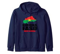 Burkina Faso: Burkinabe Burkina faso donne Burkina bandiera faso Felpa con Cappuccio