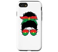 Burkinabè Ragazza Bandiera Burkina Faso Orgoglioso Burkinabè Donna Custodia per iPhone SE (2020) / 7/8