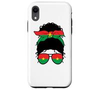 Burkinabè Ragazza Bandiera Burkina Faso Orgoglioso Burkinabè Donna Custodia per iPhone XR