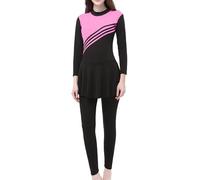 Burkini Costume da Bagno con Velo Donne Elegante Musulmano 3 Pezzi Costumi da Bagno Islamiche Hijab Burkini Modesto Swimsuit Beachwear costume da bagno da donna