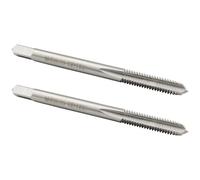 Burkit 2pcs M4 X 0.75 Filettatura Maschio Destro, HSS M4 X 0.75 Dritto scanalato Macchina Maschio
