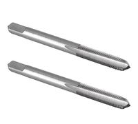 Burkit 2pcs M6 X 0.8 Filettatura Maschio Destro, HSS M6 X 0.8 Dritto scanalato Macchina Maschio