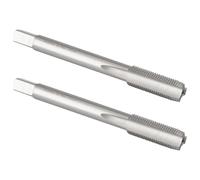 Burkit 2pcs M8 X 0.8 Filettatura Maschio Destro, HSS M8 X 0.8 Dritto scanalato Macchina Maschio