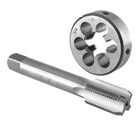 Burkit 3/4 "-16 UNF Tap and Die Set mano destra, 3/4 x 16 UNF filettatura macchina rubinetto e dado rotondo