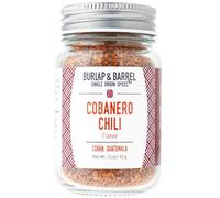 Burlap & Barrel Cobanero Chili Flakes - Calore affumicato con aroma fruttato e pesca - Fiocchi di peperoncino rosso per piatti piccanti - come visto su Shark Tank - Barattolo di vetro da 42,5 g