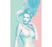 Burlesque Journal: A Glamorous Vintage Notebook Inspired by Theatre Showgirls, Cabaret Performers, and 1950s Poster Pin-up Art
