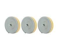 Burlete, cinta aislante de espuma insonorizada, con adhesivo, burlete de espuma, sello de puerta, burlete, para marco de puerta, huecos de ventanas, a prueba de sonido (Gris)