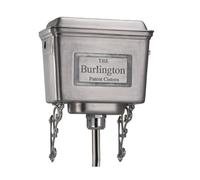 Burlington Alto Livello Alluminio Cisterna, Bianco, Nero, Brushed, Cromo Lucido