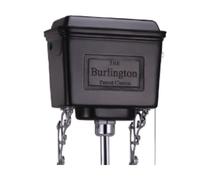 Burlington Alto Livello Alluminio Cisterna, Bianco, Nero, Brushed, Cromo Lucido