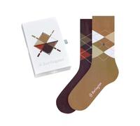 Burlington Basic Gift Box W So cotone fantasia confezione di 2 paia, Calzini Donna, Multicolore Gold 0089, 36-41