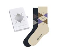 Burlington Basic Gift Box W So cotone fantasia confezione di 2 paia, Calzini Donna, Multicolore Mouline 0800, 36-41