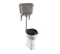 Burlington Basso Livello Cromato Leva Toilette, P2, T71 Chr & T31 Chr