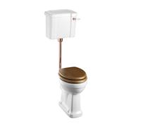 Burlington Basso Livello Slimline Leva Toilette,P2,C3 & T31 Chr - Vari Finiture