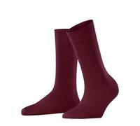 Burlington Bloomsbury W So lana cotone tinta unita 1 paio, Calzini Donna, Rosso Cranberry 8033, 36-41