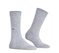 Burlington Brit Style W So cotone fantasia 1 paio, Calzini Donna, Grigio Light Grey Melange 3224, 36-41