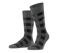 Burlington Buffalo Check M So lana fantasia 1 paio, Calzini Uomo, Grigio Dark Grey 3070, 40-46
