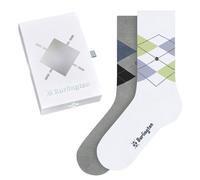 Burlington Calze Da Donna, Set Regalo Da 2 Pezzi, Argyle, Rauten, Taglia Unica