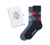 Burlington Calze Da Donna, Set Regalo Da 2 Pezzi, Argyle, Rauten, Taglia Unica