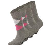 Burlington Calze Donna Everyday Mix 4 Pezzi - Rombo E Uni, Taglia Unica, 36-4...