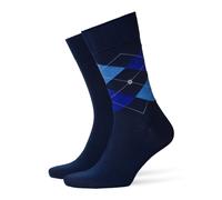 Burlington Everyday Mix Multipack M So cotone fantasia confezione di 2 paia, Calzini Uomo, Blu Marine 6121, 40-46