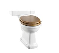 Burlington Chiudere Integrato Toilette Con Slimline Spingere Bottoni Cisterna,