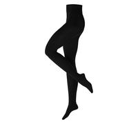 Burlington Cosy Cottage W Ti cotone lana fantasia 1 pezzo, Collant Donna, Nero Black 3000, 36-38