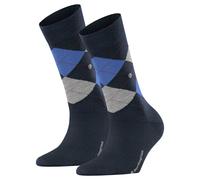Burlington Donna Calzini Marylebone 2er Pacco - Calza Corta , Disegno a Rombi ,