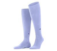 Burlington Dublin M Kh cotone al ginocchio tinta unita 1 paire, Calzini lunghi Uomo, Multicolore Lightblue 6257, 40-46